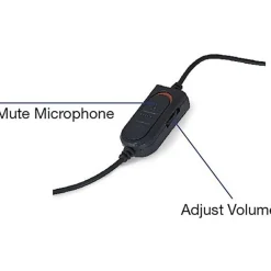 Verbatim Stereo Headset with Microphone and In-Line Remote - Stereo - USB Type A - Wired - 32 Ohm - 20 Hz to 20 kHz - 70723