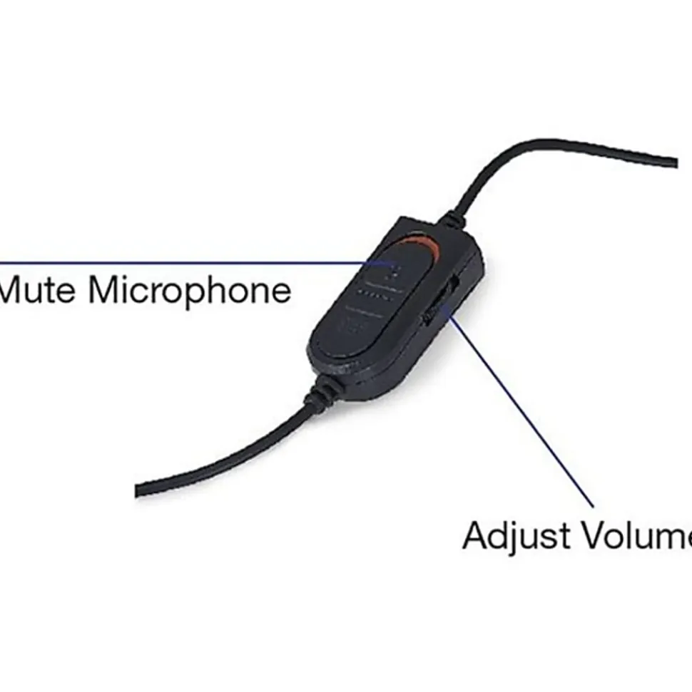 Verbatim Stereo Headset with Microphone and In-Line Remote - Stereo - USB Type A - Wired - 32 Ohm - 20 Hz to 20 kHz - 70723