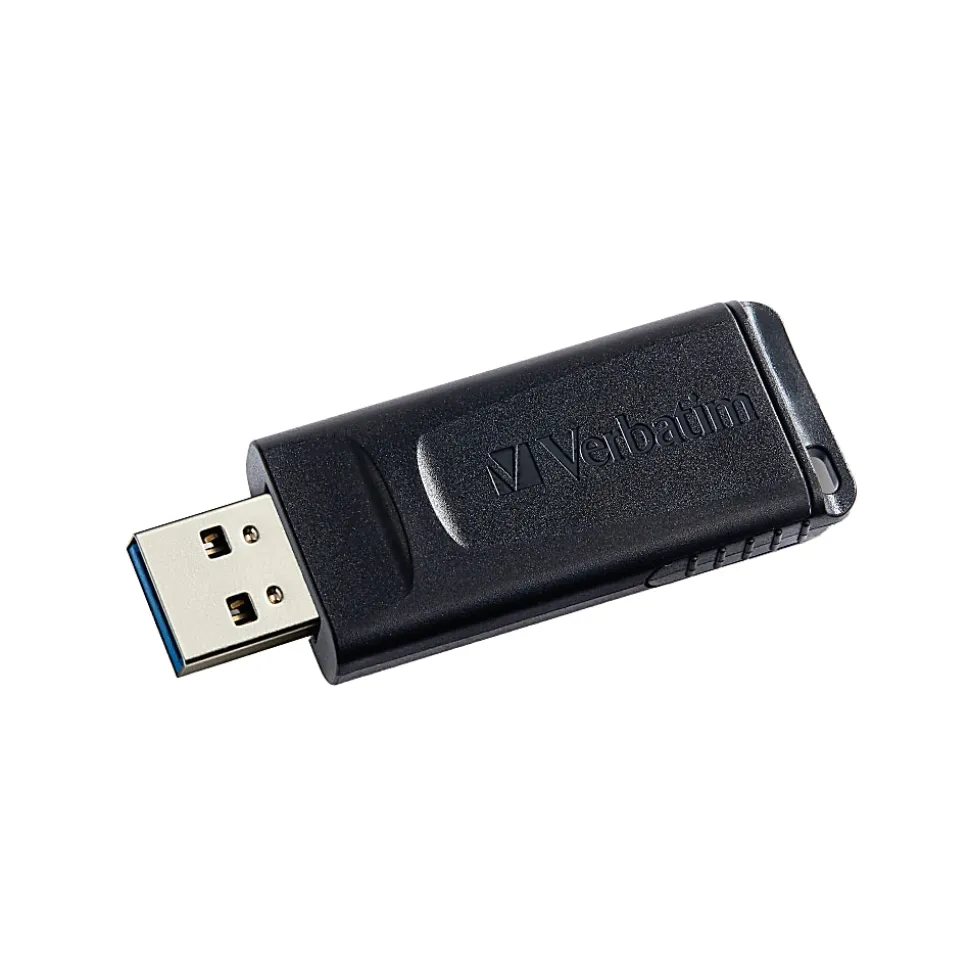 Verbatim® 70897 Store 'n' Go® USB-A Flash Drives, 32GB, Assorted Colors, Pack Of 5 Flash Drives