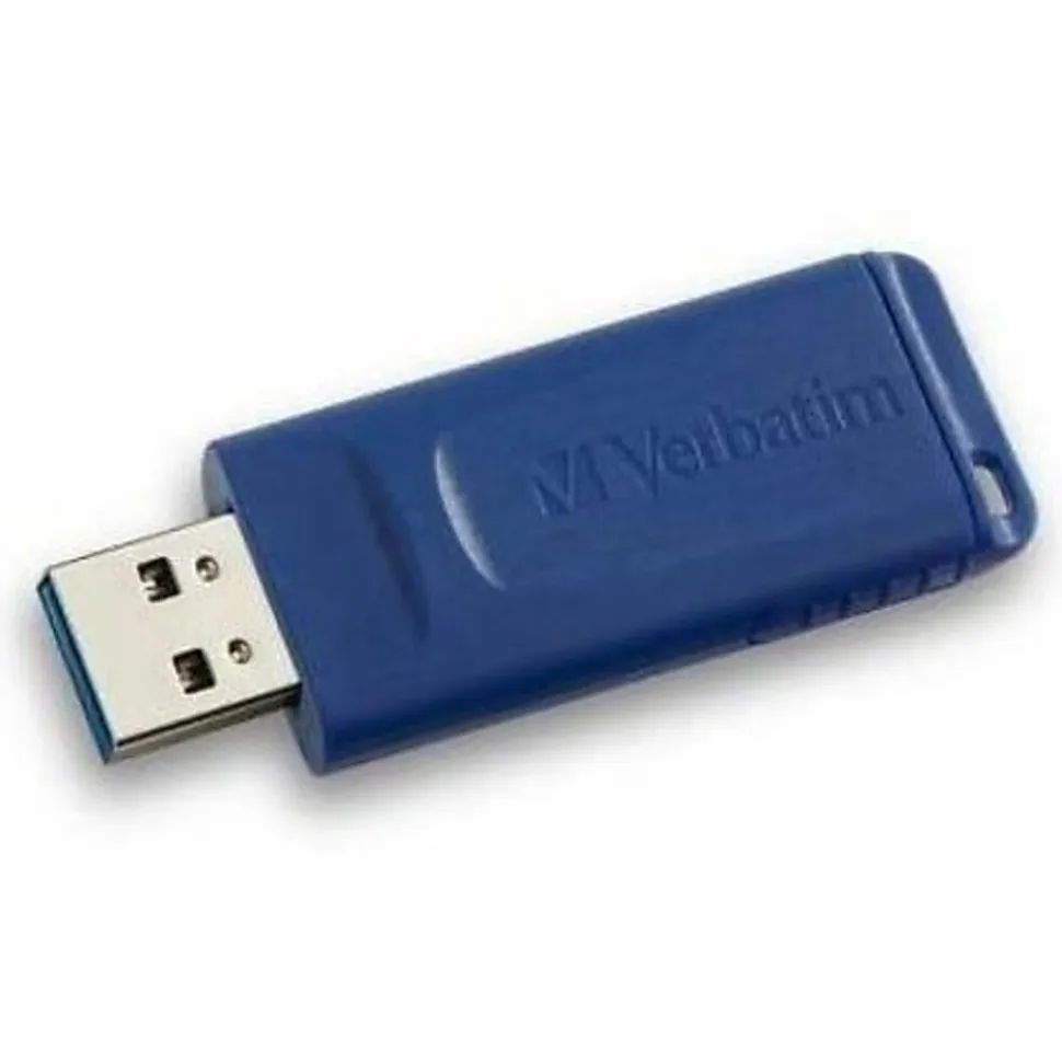 Verbatim® 70897 Store 'n' Go® USB-A Flash Drives, 32GB, Assorted Colors, Pack Of 5 Flash Drives