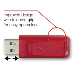 Verbatim Store 'n' Go USB Flash Drive, 8GB, Pack of 3