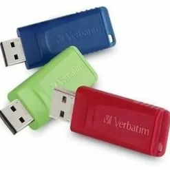 Verbatim Store 'n' Go USB Flash Drive, 8GB, Pack of 3