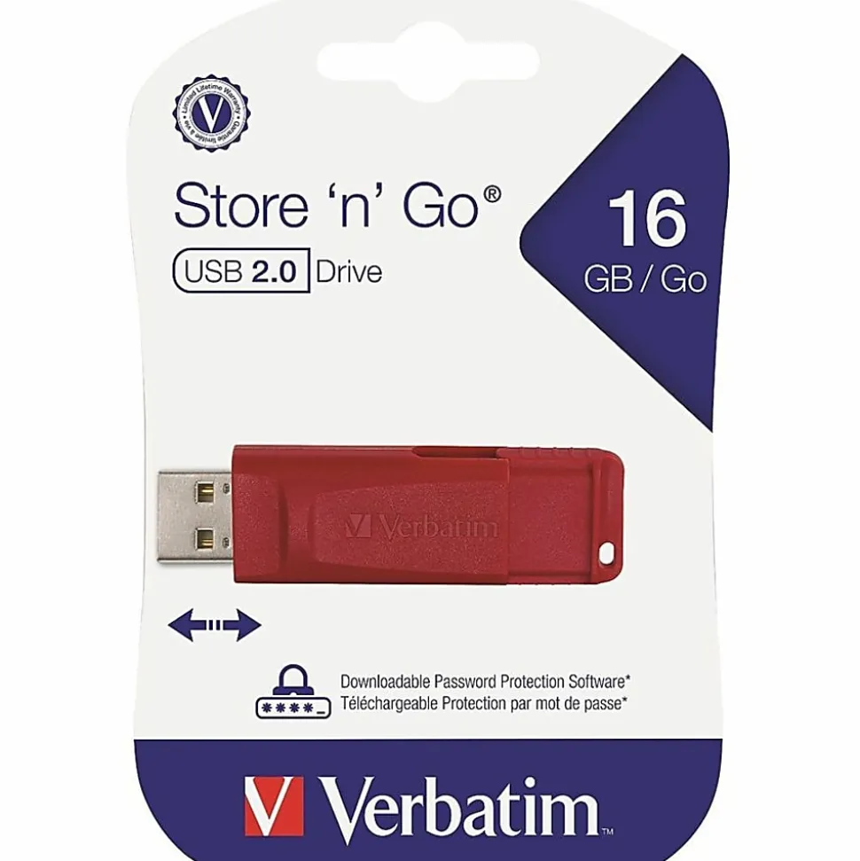 Verbatim® Store 'n' Go™ USB Flash Drive, 16GB