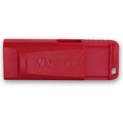 Verbatim Store 'n' Go USB Flash Drives - 16 GB - USB 2.0 - Red - Lifetime Warranty - 4 / Carton