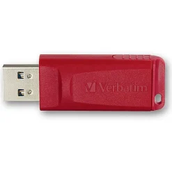 Verbatim Store 'n' Go USB Flash Drives - 16 GB - USB 2.0 - Red - Lifetime Warranty - 4 / Carton