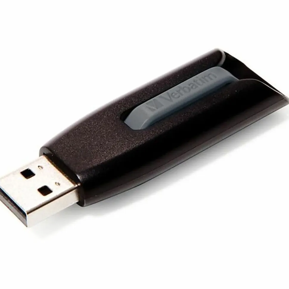 Verbatim® Store 'n' Go™ V3 USB 3.0 Flash Drive, 256GB, Gray