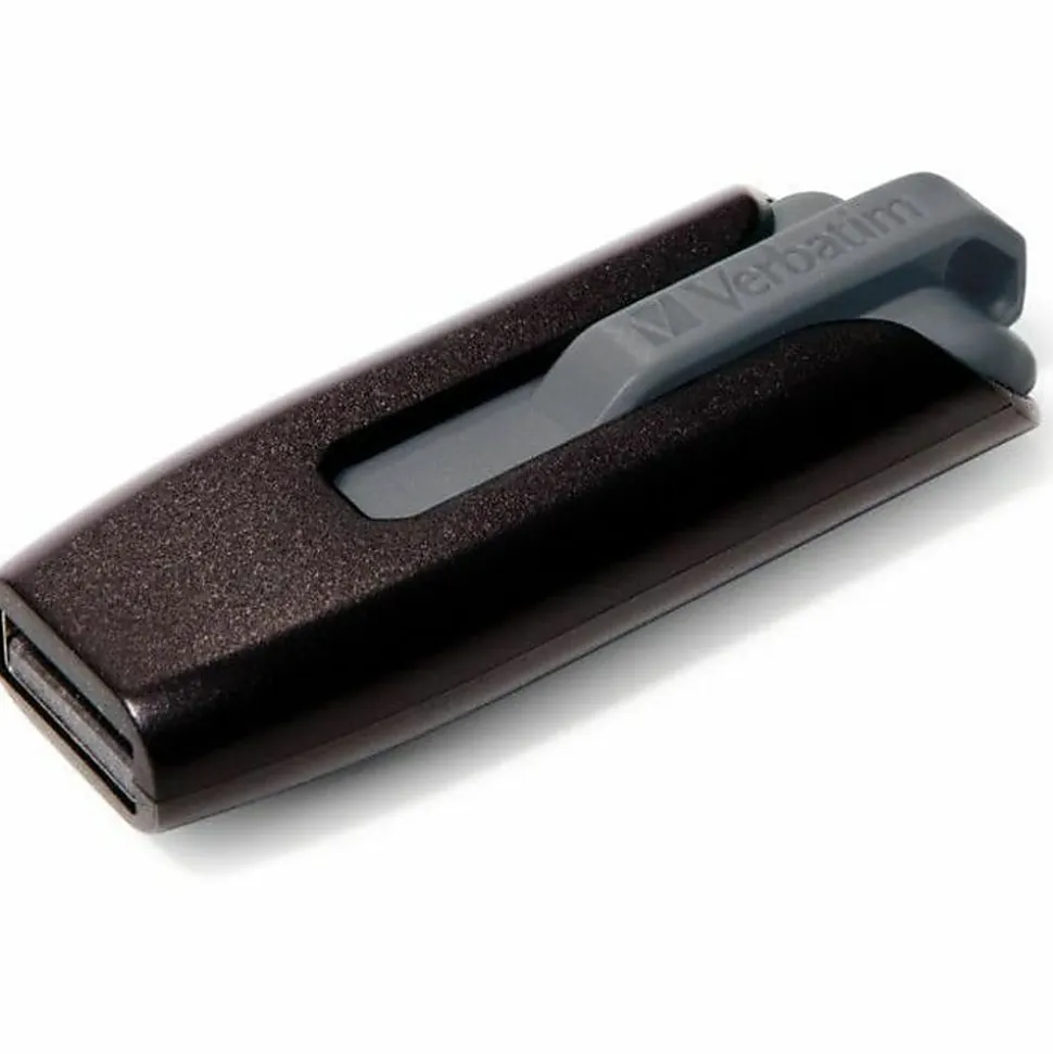 Verbatim® Store 'n' Go™ V3 USB 3.0 Flash Drive, 256GB, Gray