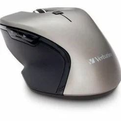Verbatim USB-Câ„¢ Wireless Blue LED Mouse - Graphite - Blue LED/Optical - Wireless - Radio Frequency - 2.40 GHz - 70245