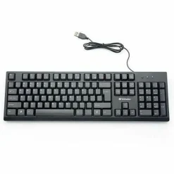 Verbatim Wired Keyboard and Mouse - USB Cable Keyboard - USB Mouse - 1000 dpi - Multimedia Hot Key(s) - 70734