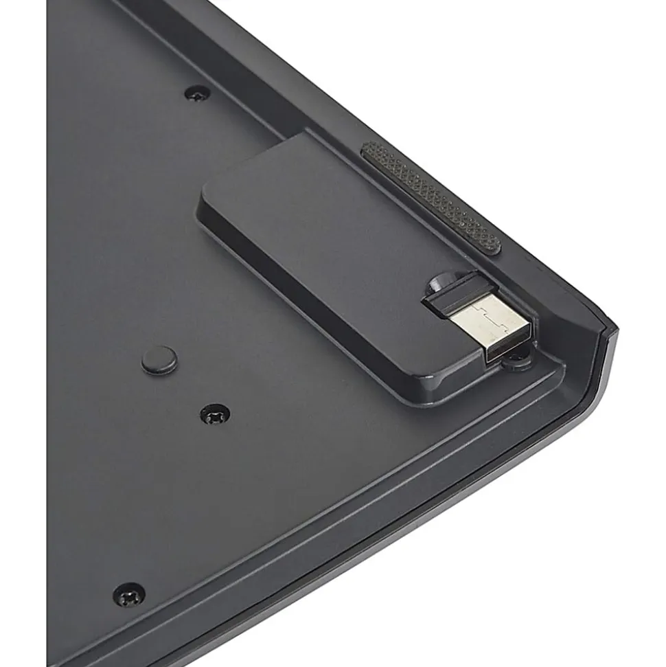 Verbatim Wireless Slim Keyboard - Wireless Connectivity - RF - USB Type A Interface - Computer - PC, Windows, Mac OS, Linux - 99793