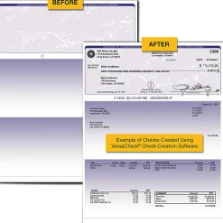 VersaCheck® UV Secure Business Check Refills, Form # 1000, Business Voucher, Green Elite, 500 Sheets, PC, Product Key/Download