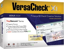 VersaCheck X1 Gold, 2024, For Windows®, CD/Product Key