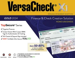 VersaCheck X1 Gold, 2024, For Windows®, CD/Product Key