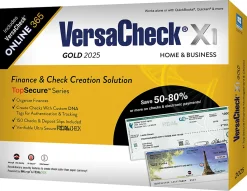 VersaCheck X1 Gold + VersaCheck ONLINE Gold Bundle, 2025, 1-Year Subscription, PC, Product Key/Download