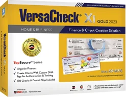 VersaCheck® X1 INKcrypt Gold Software, 2023, Windows® 8.1/10/11, Disc/Product Key