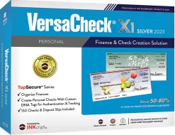 VersaCheck® X1 INKcrypt Silver Software, 2023, Windows® 8.1/10/11, Disc/Product Key