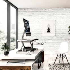 VersaDesk PowerPro Sit-To-Stand Height-Adjustable Electric Desk Converter, 36