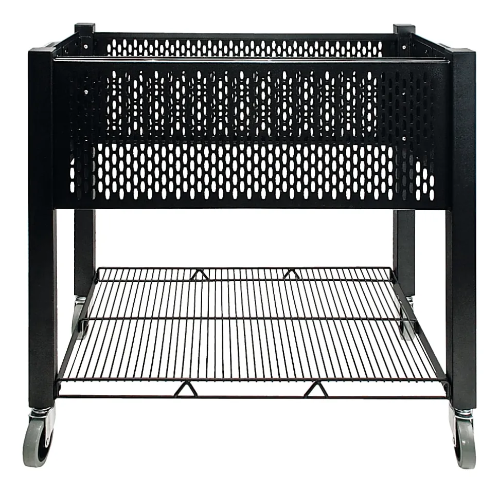 Vertiflex® SmartWorx Steel Open-Top Filing Cart, 27 3/4"H x 15"W x 28 3/4"D, Black