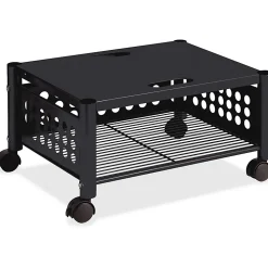 Vertiflex® Steel Underdesk Machine Stand, 11 1/2"H x 21 1/2"W x 17 7/8"D, Black