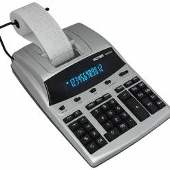 Victor® 1240-3A 12-Digit Heavy-Duty Commercial Printing Calculator With Antimicrobial Protection