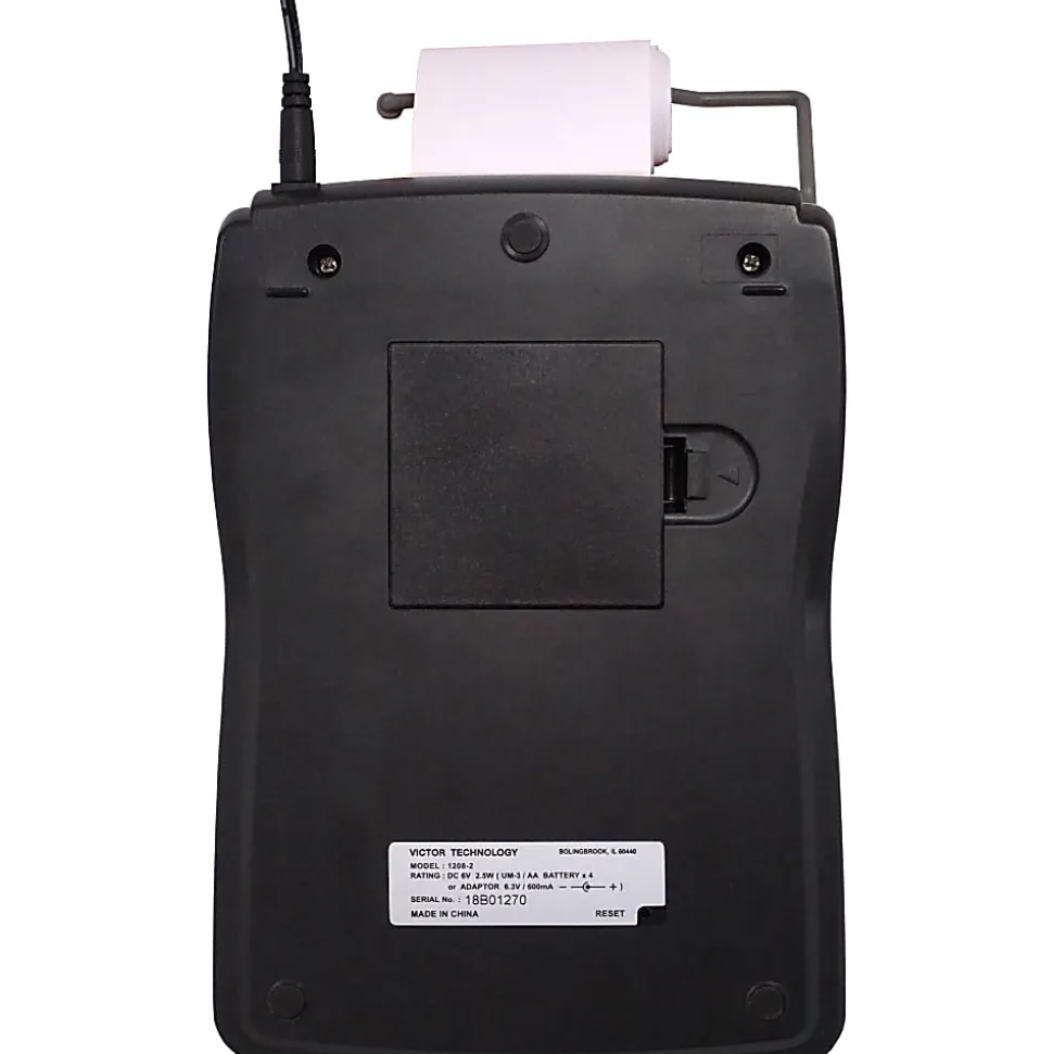 Victor® 1208-2 Compact Commercial Printing Calculator