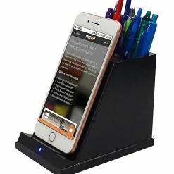 Victor CS100 Wireless Phone Charger with Pencil Cup - Input connectors: USB - 1 Each