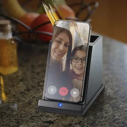 Victor CS100 Wireless Phone Charger with Pencil Cup - Input connectors: USB - 1 Each