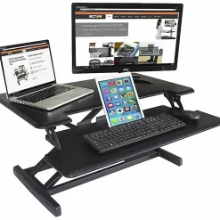 Victor® DCX610 36"W Compact Standing Desk Converter