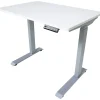 Victor Electric 36"W Standing Desk, White