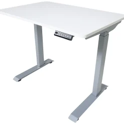 Victor Electric 36"W Standing Desk, White