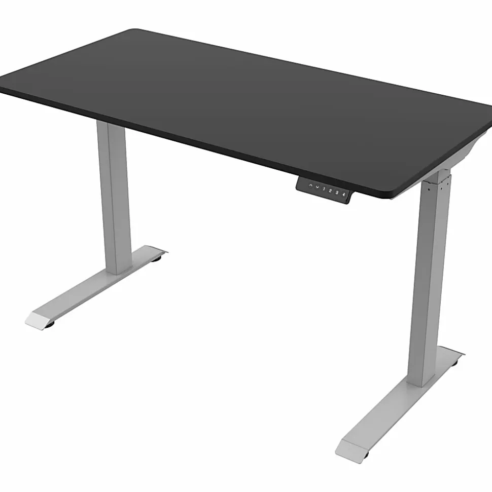 Victor Electric 48"W Standing Desk, White