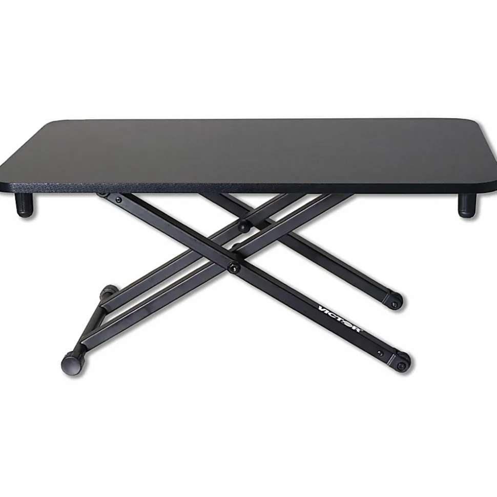 Victor Laptop Desk Riser, 28-7/10"W x 18-1/2"D, Black