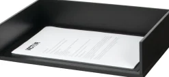 Victor® Midnight Black Collection Stacking Letter Tray