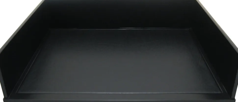 Victor® Midnight Black Collection Stacking Letter Tray