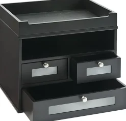 Victor® Midnight Black Collection Tidy Tower Organizer