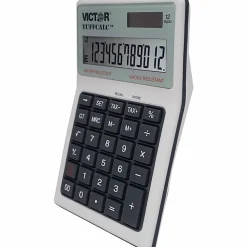 Victor TUFFCALC Desktop Calculator, White