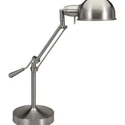 Victory Light Executive Desk Lamp, 24"H, Brushed Nickel