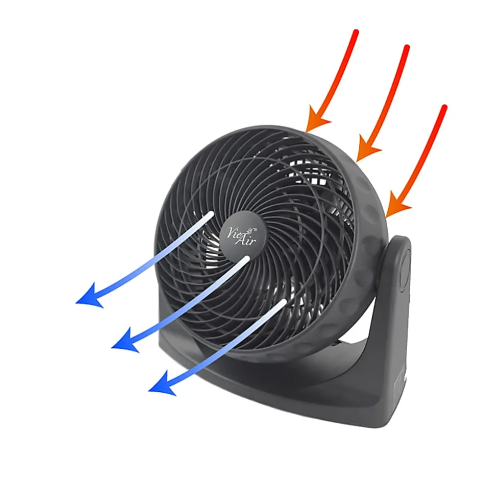 Vie Air 8" High-Velocity Desk And Floor Fan, 6-1/4" x 10-1/2"