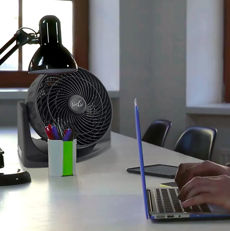 Vie Air 8" High-Velocity Desk And Floor Fan, 6-1/4" x 10-1/2"