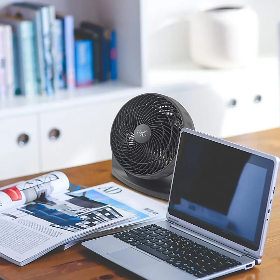 Vie Air 8" High-Velocity Desk And Floor Fan, 6-1/4" x 10-1/2"