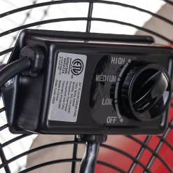 Vie Air 3-Speed Commercial Floor Drum Fan, 24