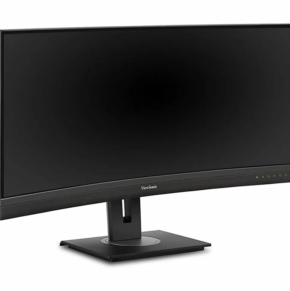 ViewSonic Ergonomic VG3456C - 34" 21:9 Curved 1440p IPS Monitor with Built-In Docking, 100W USB-C, RJ45 - 400 cd/m²