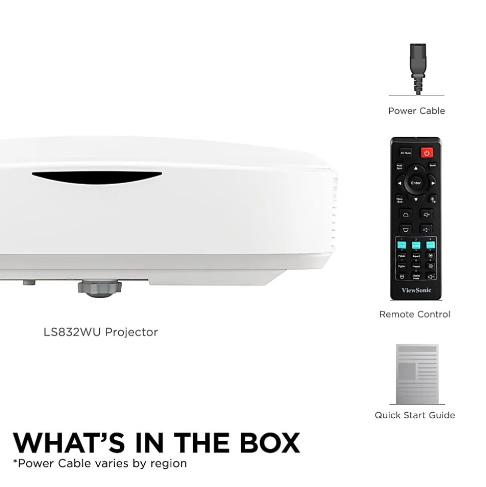 ViewSonic LS832WU 5000 Lumens WUXGA Ultra Short Throw Projector