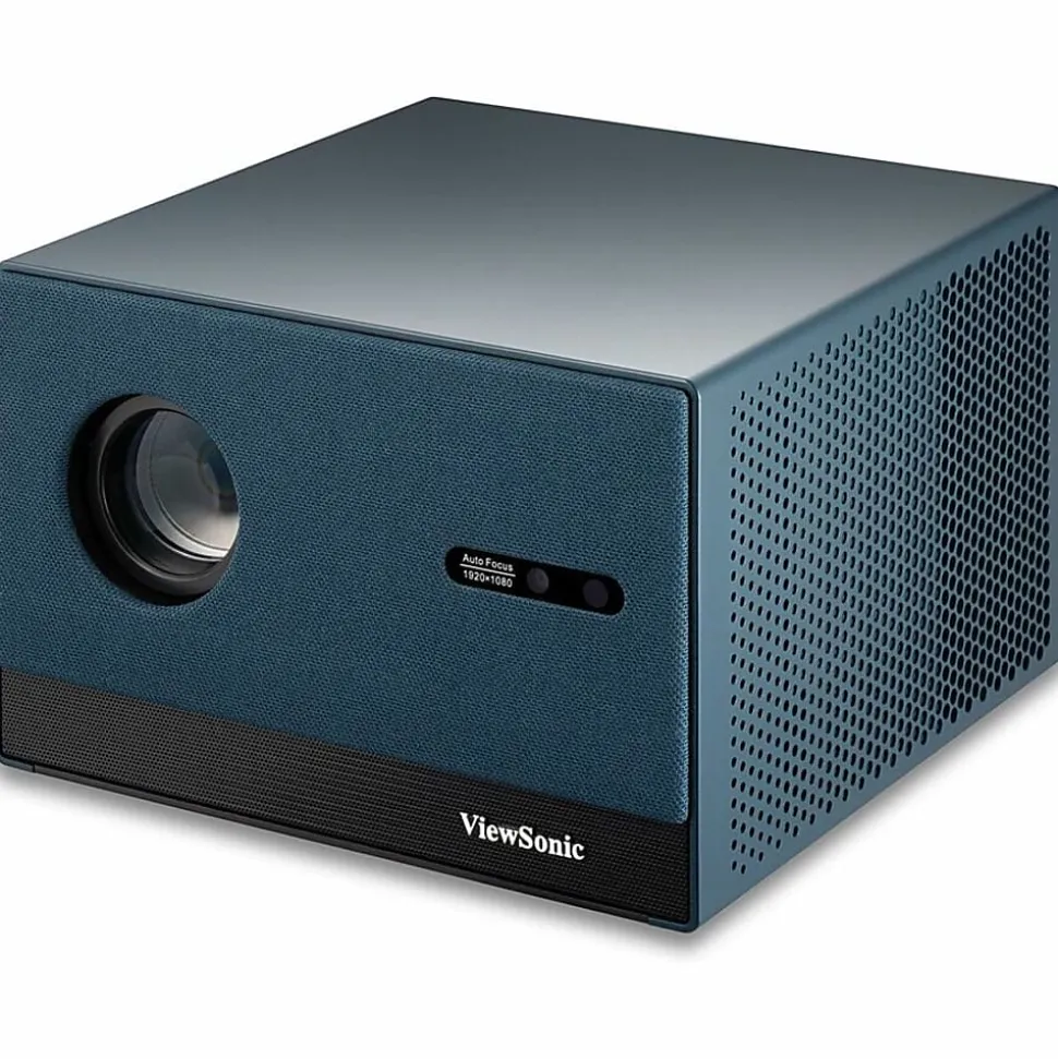ViewSonic LX60HD 1080p LED Portable Projector with Built-in Google TV and Netflix, 630 ANSI Lumens, H/V Keystone, Auto Focus, Bluetooth, and Wi-Fi