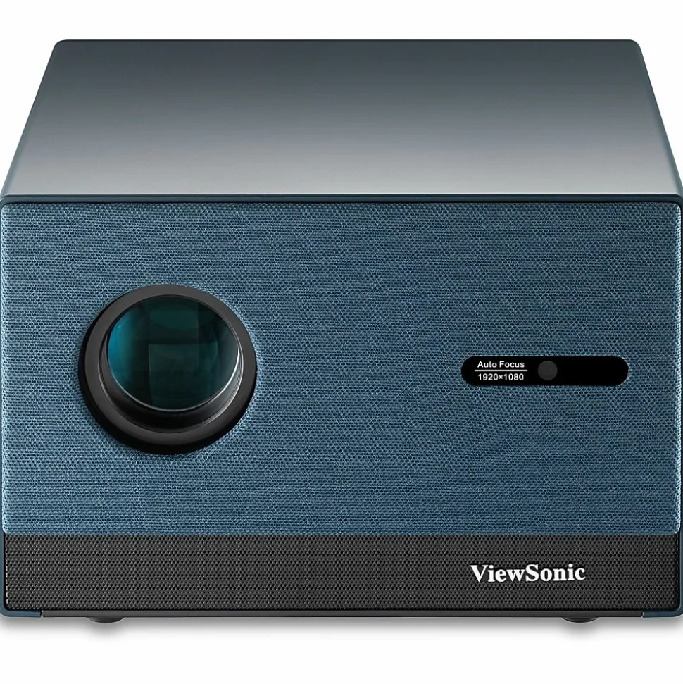 ViewSonic LX60HD 1080p LED Portable Projector with Built-in Google TV and Netflix, 630 ANSI Lumens, H/V Keystone, Auto Focus, Bluetooth, and Wi-Fi