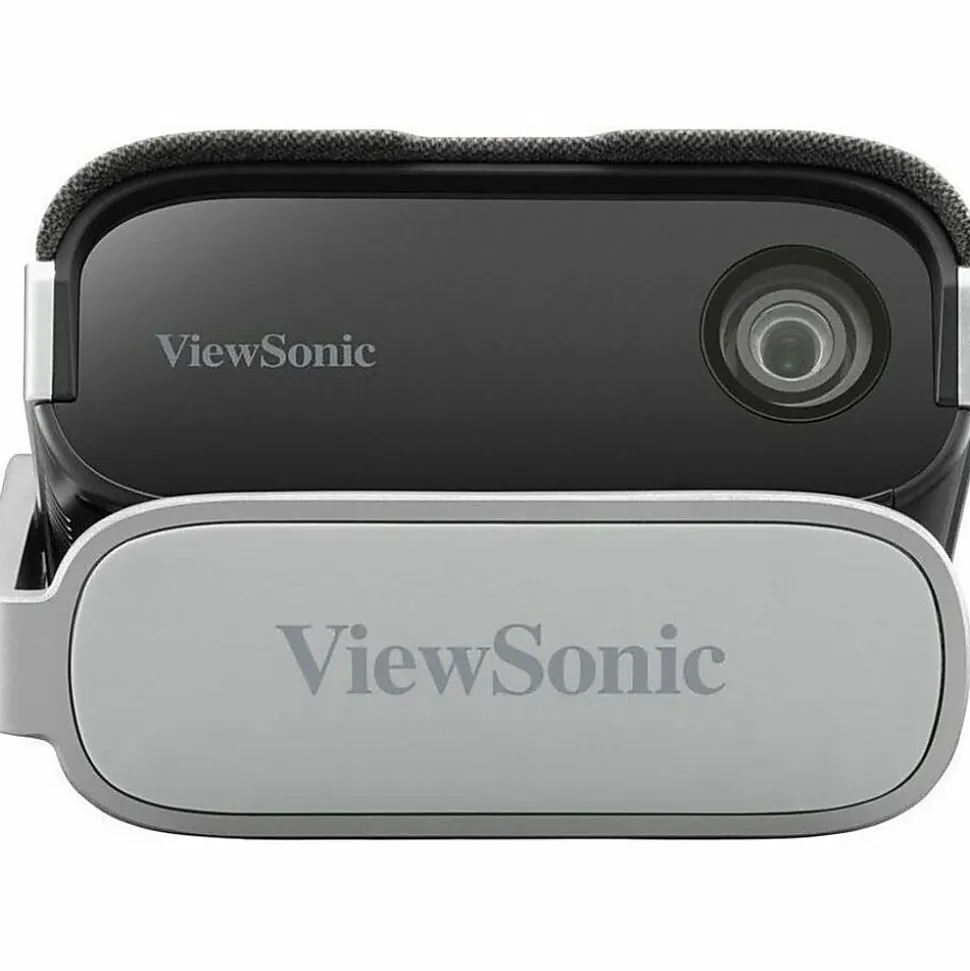 ViewSonic M1X Portable LED Projector with Smart Stand, Harman Kardon Speakers, Built-In Battery, H/V Keystone, 4 Corner Adjustment, Bluetooth, W