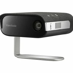 ViewSonic M1X Portable LED Projector with Smart Stand, Harman Kardon Speakers, Built-In Battery, H/V Keystone, 4 Corner Adjustment, Bluetooth, W