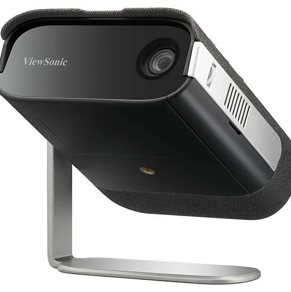 ViewSonic M1X Portable LED Projector with Smart Stand, Harman Kardon Speakers, Built-In Battery, H/V Keystone, 4 Corner Adjustment, Bluetooth, W