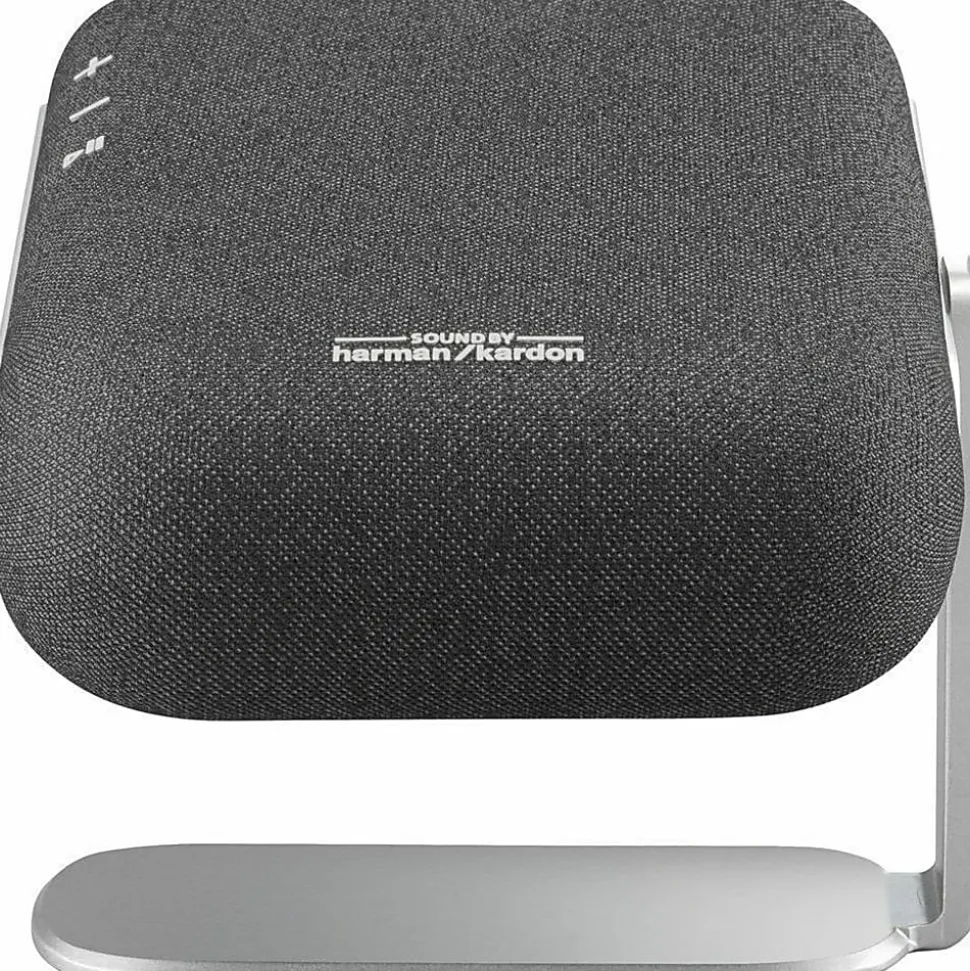 ViewSonic M1X Portable LED Projector with Smart Stand, Harman Kardon Speakers, Built-In Battery, H/V Keystone, 4 Corner Adjustment, Bluetooth, W