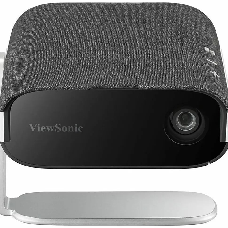 ViewSonic M1X Portable LED Projector with Smart Stand, Harman Kardon Speakers, Built-In Battery, H/V Keystone, 4 Corner Adjustment, Bluetooth, W